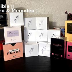 Perfumes and airpods