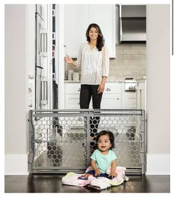 Regalo Easy Fit Plastic Adjustable Extra Wide Baby Gate