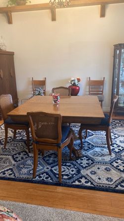 5 pc wood table