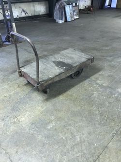 Antique flat truck