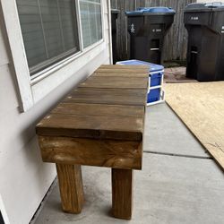 Wood Bench 