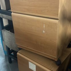 2 Rolling File Cabinet