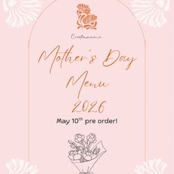 Mothers Day Menu 