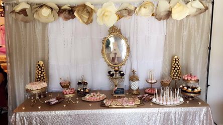 Candy table set up