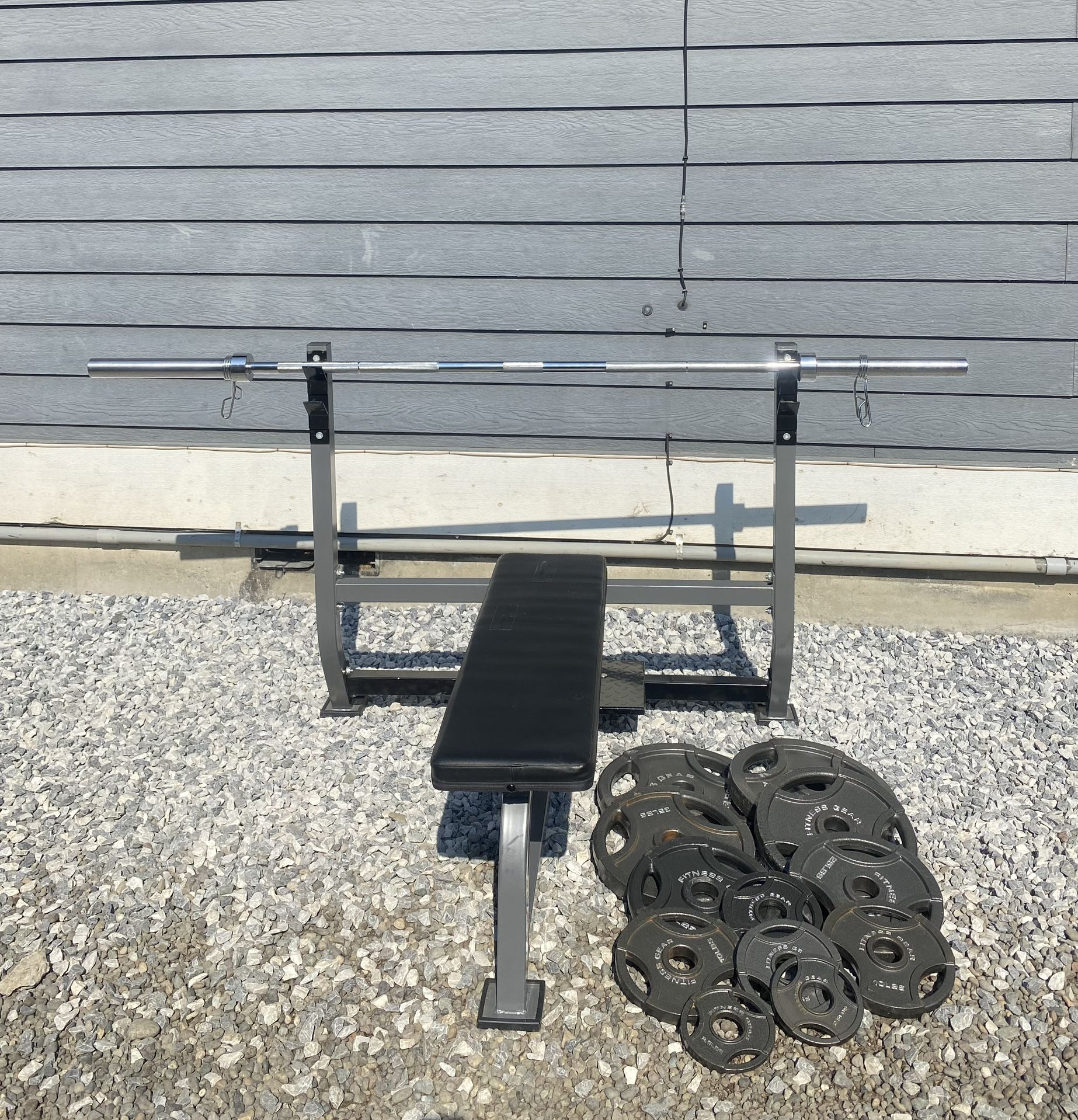 Weight Bench Press Bar And Weights