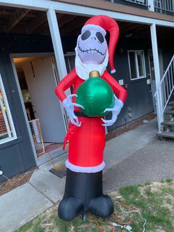 Disney Jack Skellington and Penguin Christmas Inflatables
