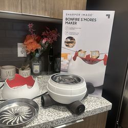 Electric bonfire s’mores