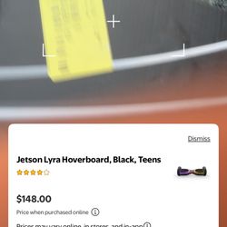 Jetson Lyra Hoverboard, Black, Teens