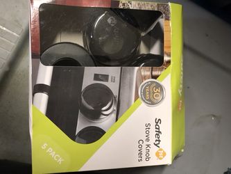 Stove child safety knobs
