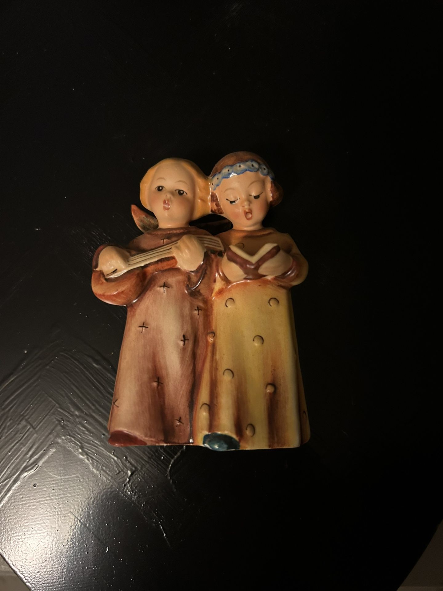 Orig Hummel Figurine 144 "Singing Angels" Goebel Porcelain ANGELIC SONG 50s-60s