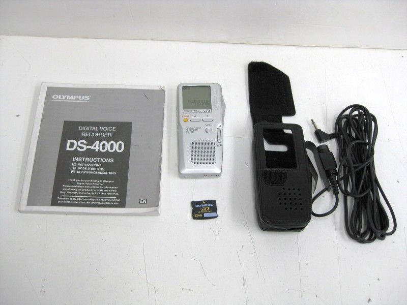 Olympus DS-4000 Digital Voice Recorder with Lavalier Microphone