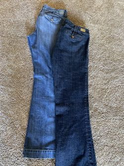 Trouser Style Jeans Wider Leg Bootcut