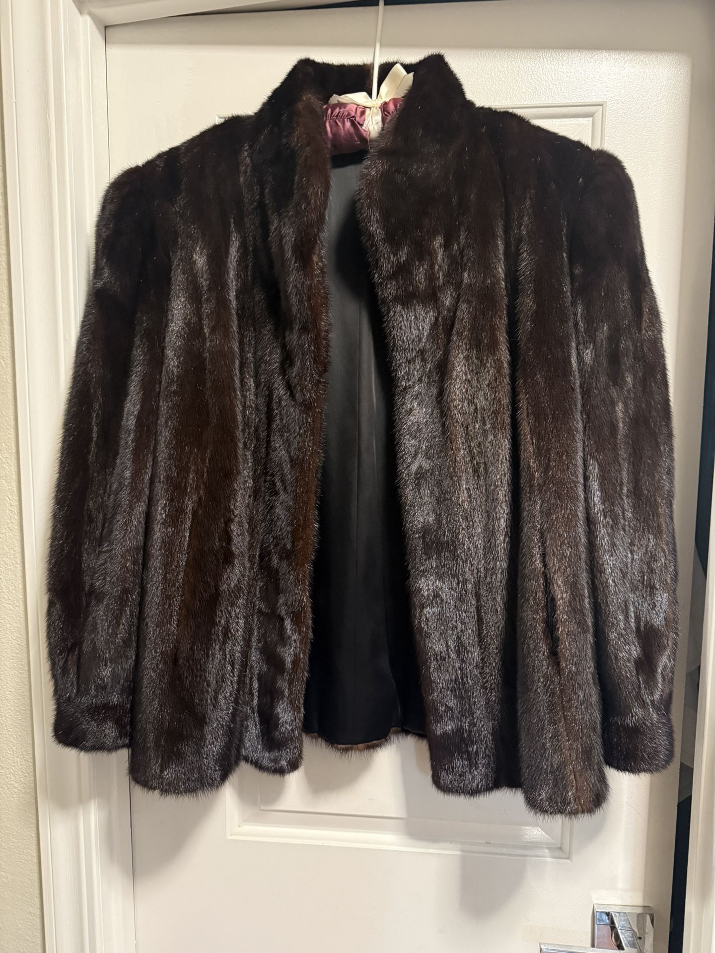 Dark Brown Women’s Mink Coat