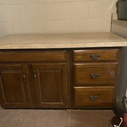 Base Cabinet, Drawers And Countertop