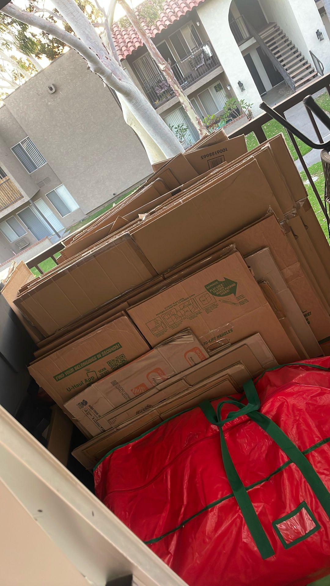 a ton of boxes