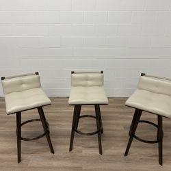 Three Arizona Swivel Bar Stools-Delivery Available