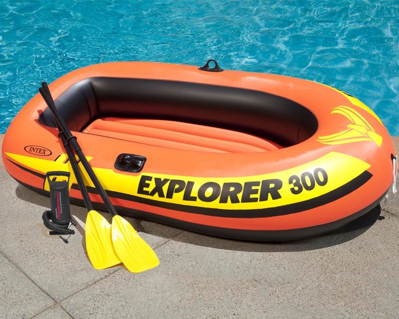 Three person inflatable raft/towable