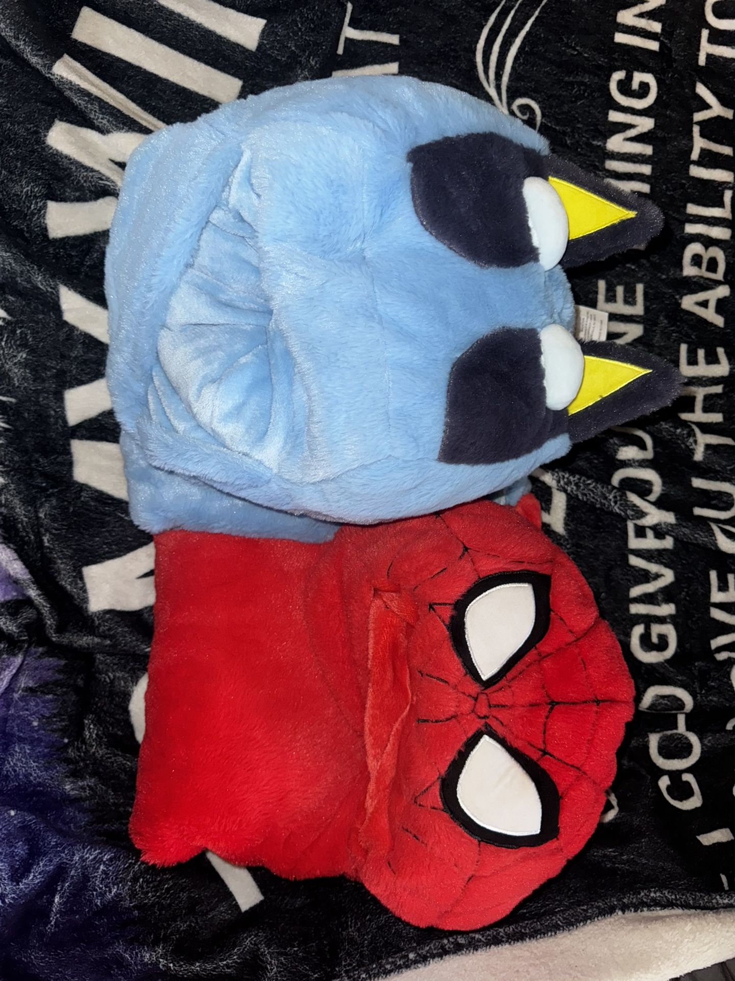 Bluey And Spiderman Blankets