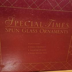 Crystal glass ornaments 