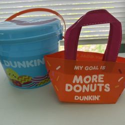 Dunkin Bucket And Tote