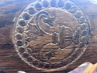 Wood Dining Table w/ 6 Chairs