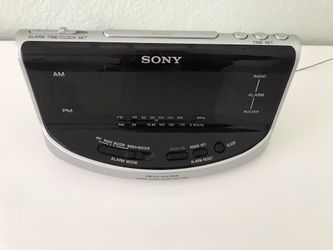 Sony radio alarm clock