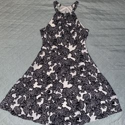Black Floral Dress