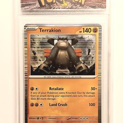 TERRAKION HOLO | SCARLET & VIOLET: WHITE FLARE #054/086 | ENCAPSULATED