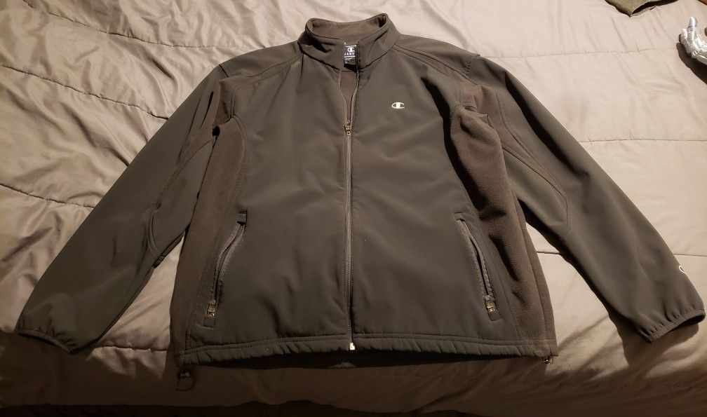 Large Champion windbreaker