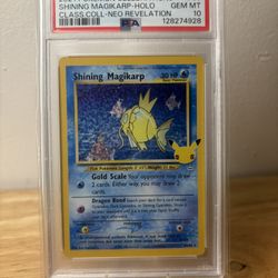 2021 Pokemon Celebrations Shining Magikarp Holo PSA 10 GM #66
