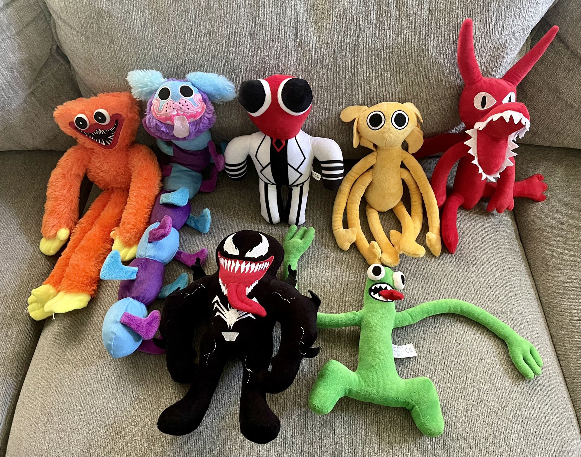 Poppy Playtime Video Game Character Plushies Lot