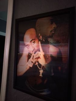 2pac Hologram Frame Picture 