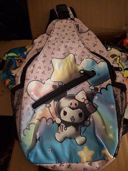 New Kuromi Sling Backpack-$8