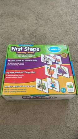 First Steps Learning Library Matching Puzzle Set