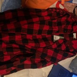 Checker Flannel Tops 