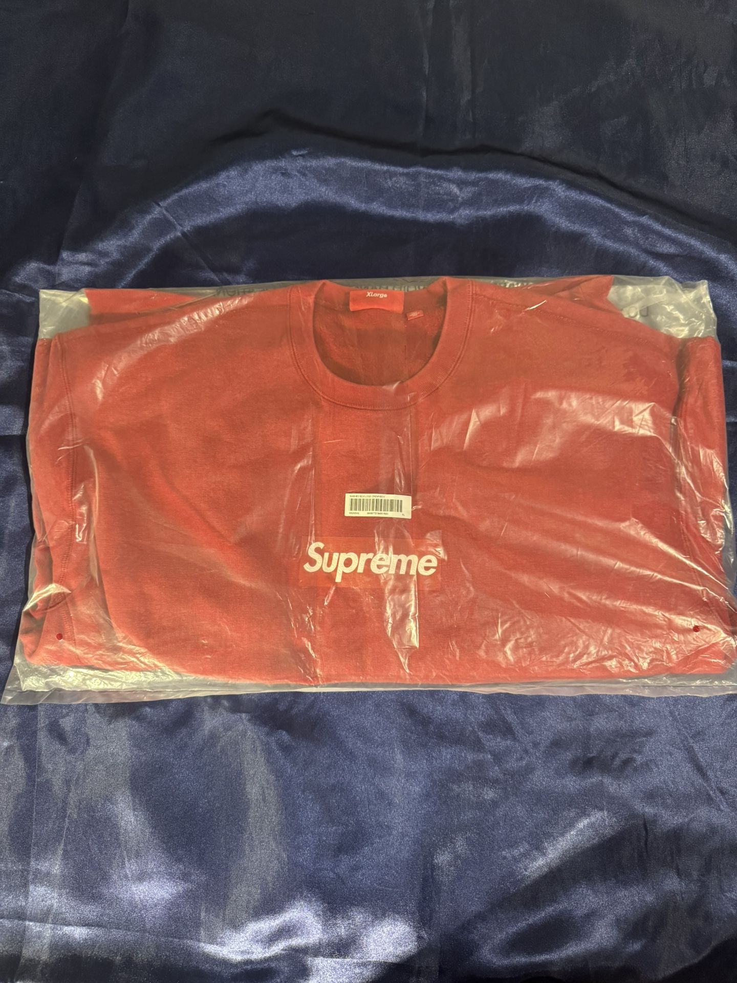 Supreme Washed Box Logo Crewneck XL