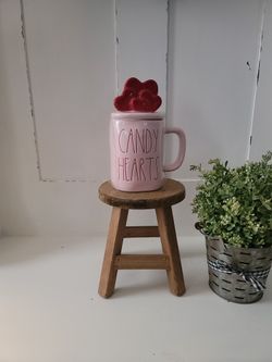 Rae Dunn Pink Candy Hearts Mug