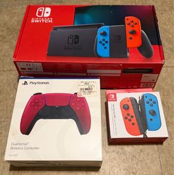 Nintendo switch video game controllers Sony PlayStation 5 controller new!
