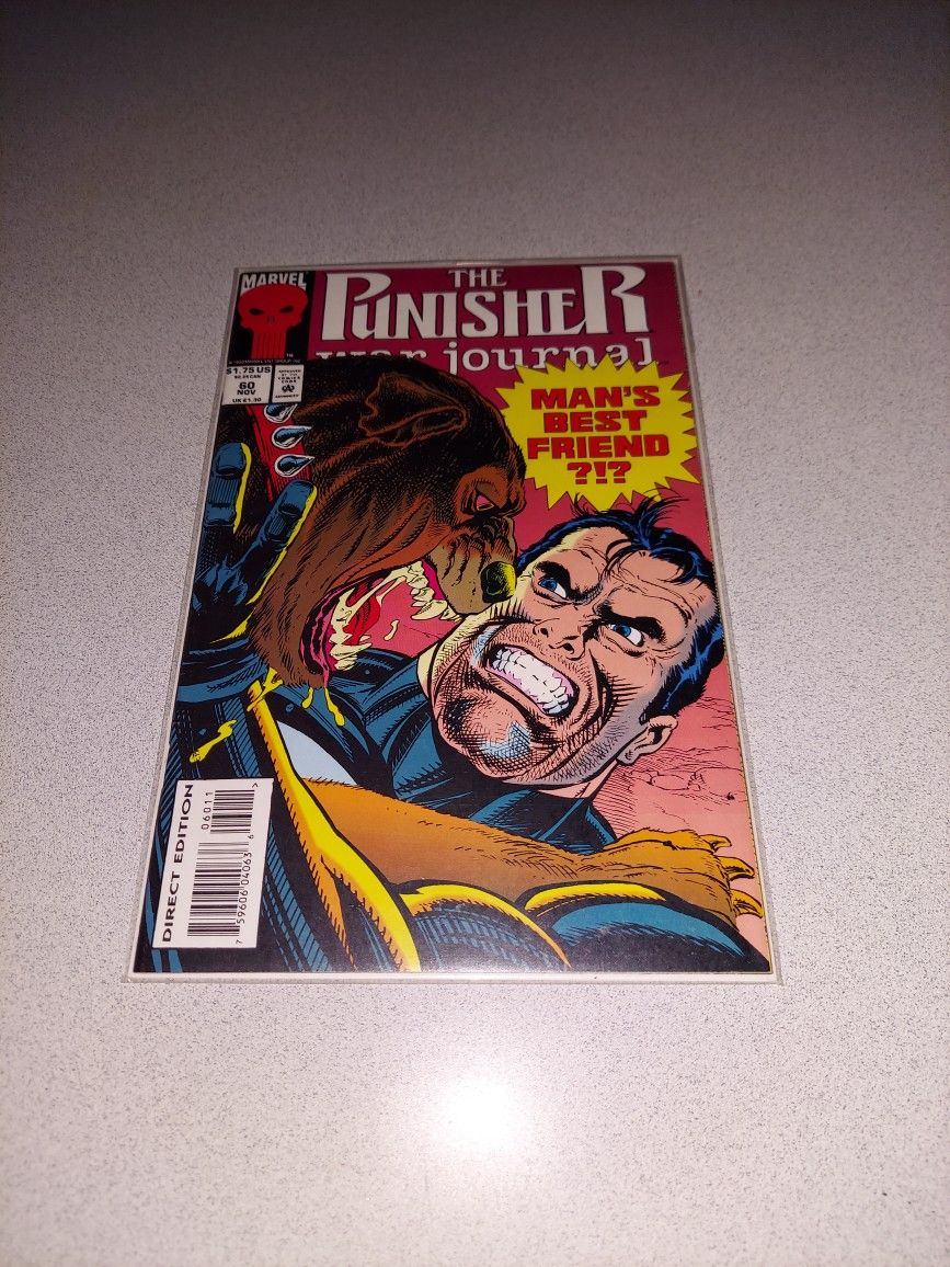 1993 THE PUNISHER WAR JOURNAL #60 COMIC BAGGED AND BOARDED