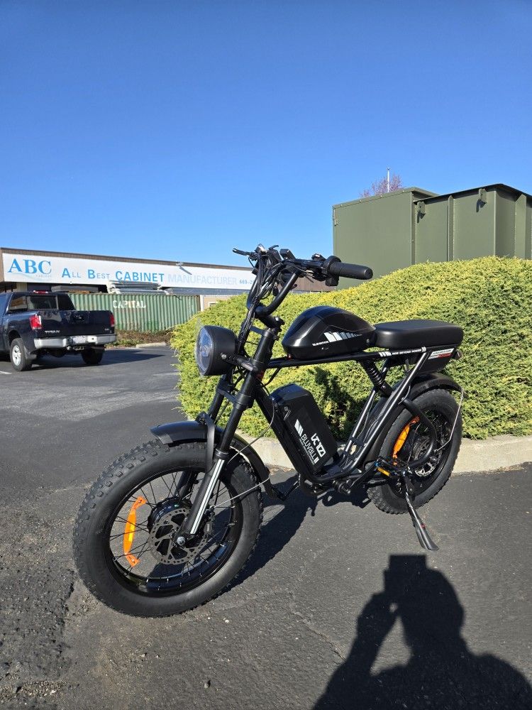 Brand New Bluvall K10 Pro Electric Bike, 52v DualMotor Battery Ebike, 3000 Watts Dual Motor Ebike, Electric Bikes, Electric Scooters