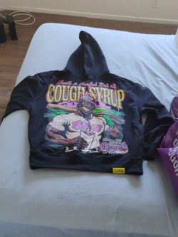 Awful lot of cough syrup hoodie size small