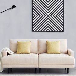 71 inch Wide Fabric Couch For Small Spaces