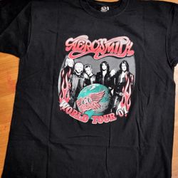 Vintage Y2K Aerosmith 2007 Concert Tour Shirt Size XL 