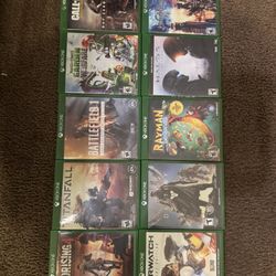  10 Xbox One Games Bundle – Great Condition