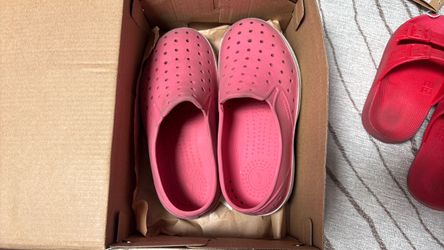 Native slip on sandal shoes C12 toddler girl Pink