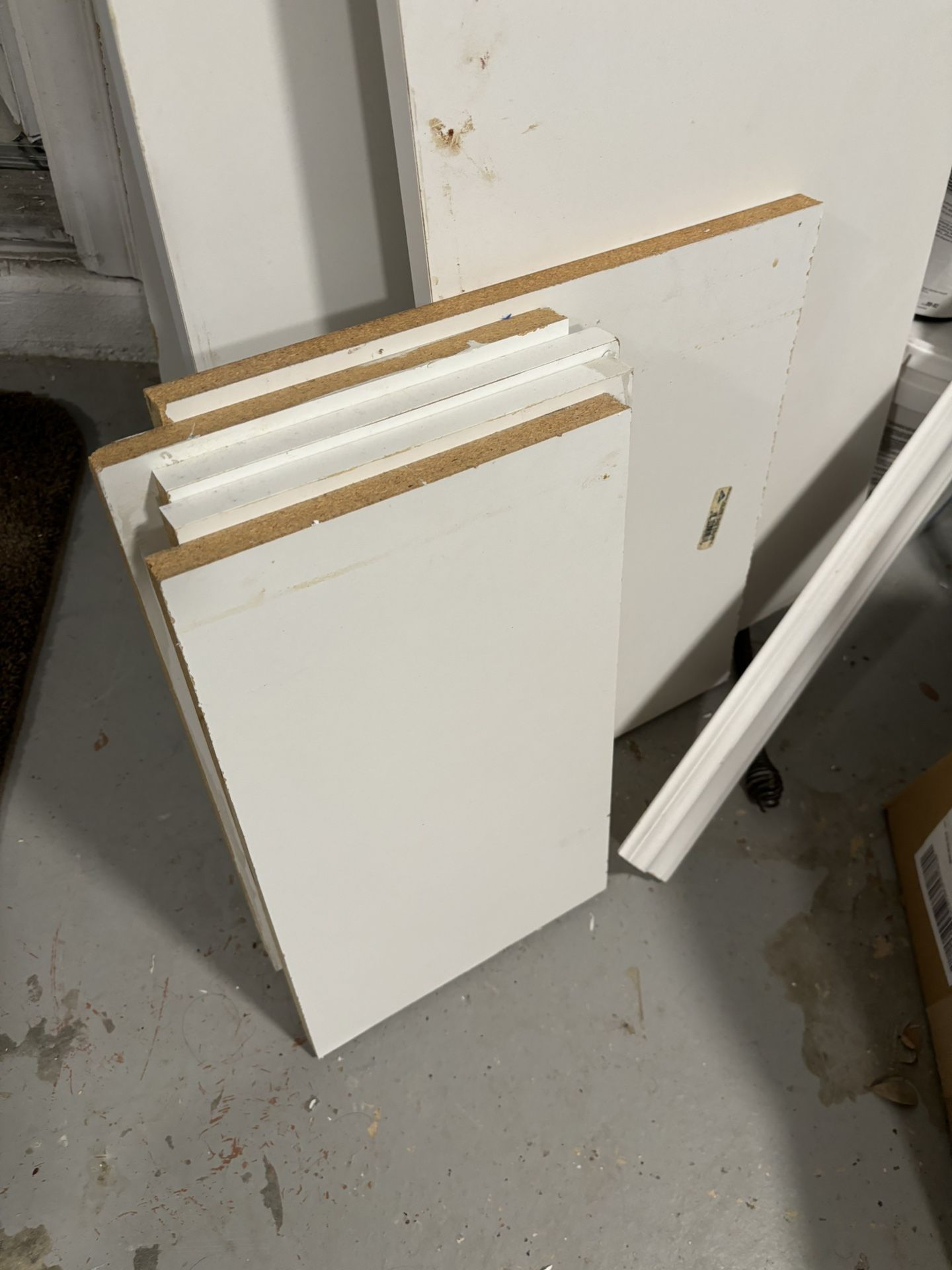 Small White Wooden Shelves