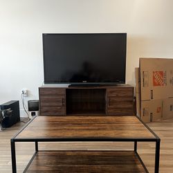 Dark Wood Living Room Set