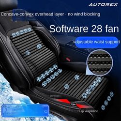 Car Seat Ventilation Cooling Pad with Fan, Breathable Cooling