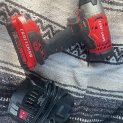 Craftsman V20 1/4 in. Cordless Brushed Impact Driver Kit (Battery & Charger)  