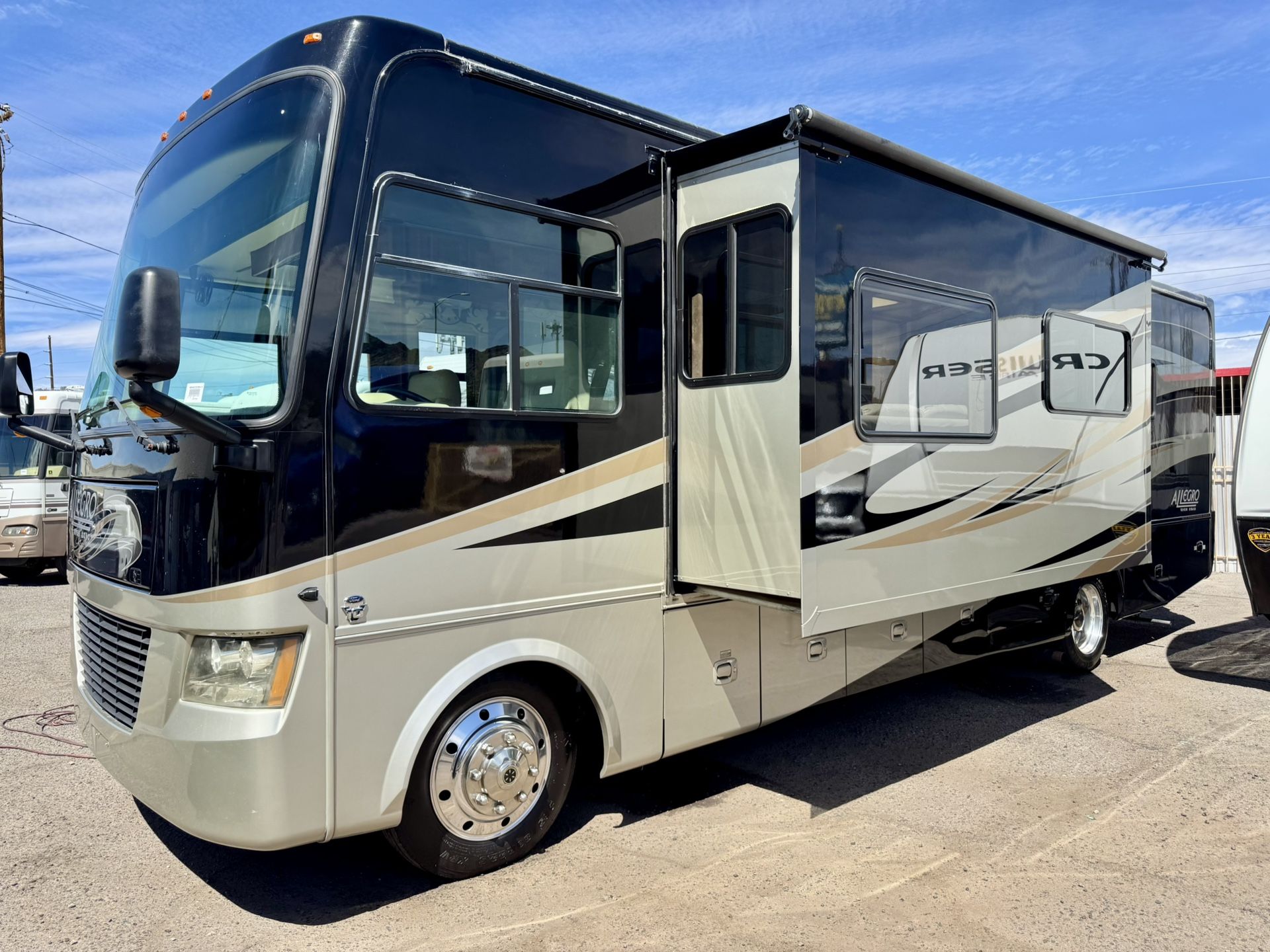 2012 tiffin allegro open road 32ft with 2 slide outs full body paint ...